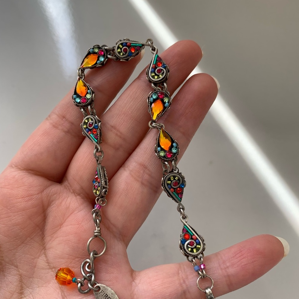 Firefly Multicolor rhinestone bracelet - Picture 4 of 7
